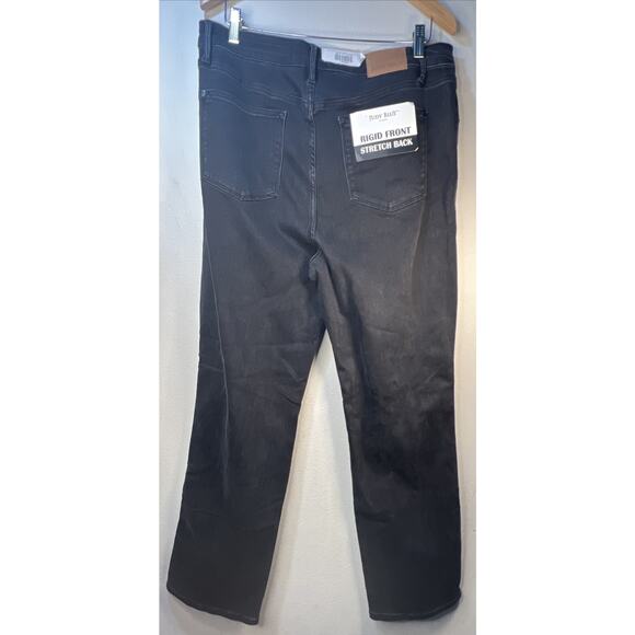 Judy Blue Jeans Women’s 15 32 Stretch Back Black Distressed Denim Slimming 36*33 - Picture 10 of 16